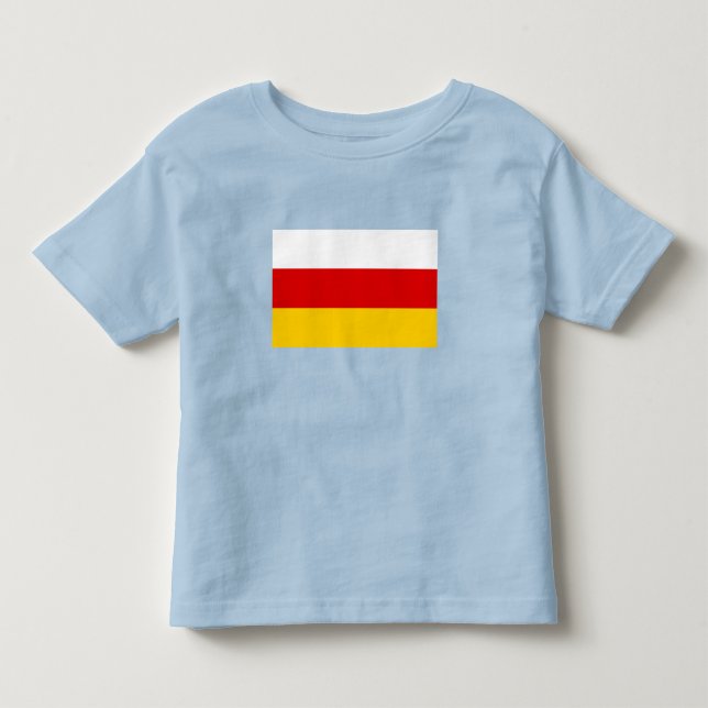 Camiseta De Bebé South Ossetia Flag (Anverso)