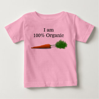 Camiseta De Bebé Soy 100% Ropa Infantil Orgánica