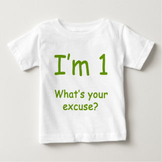 Camiseta De Bebé ¿Soy 1 cuál es su excusa?