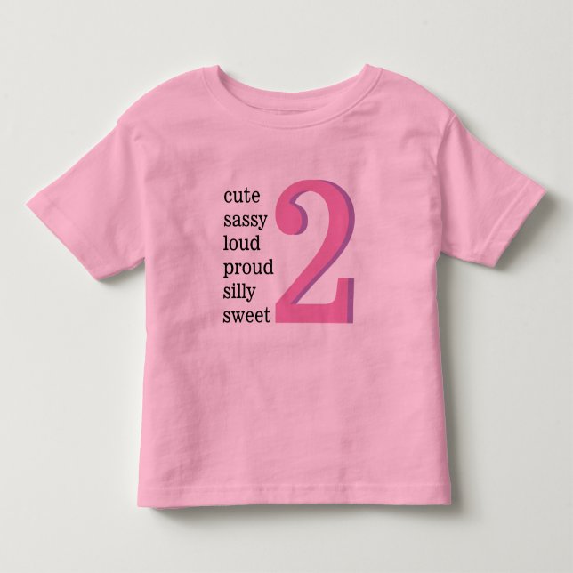 Camiseta De Bebé Soy 2 camisas (Anverso)