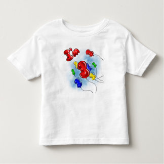 Camiseta De Bebé ¡Soy 3! Globos