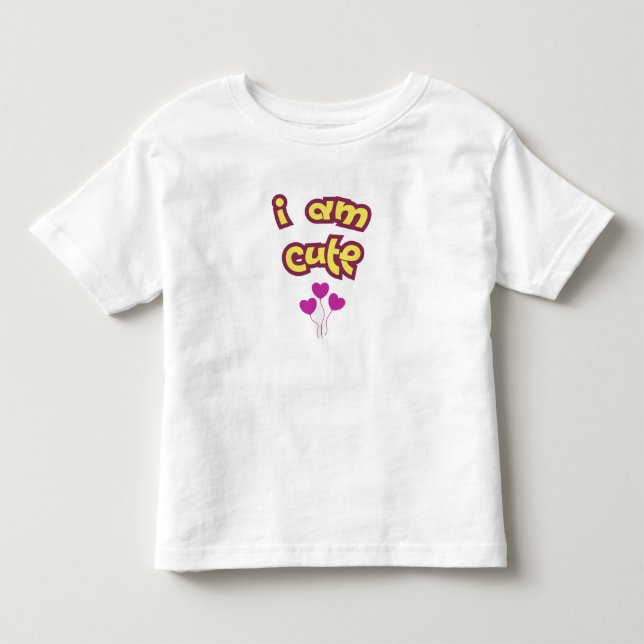 Camiseta De Bebé Soy adorable (Anverso)