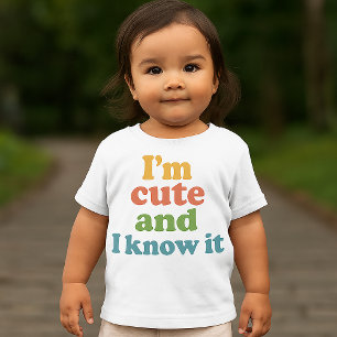 Camiseta De Bebé Soy amable y lo sé - Divertido