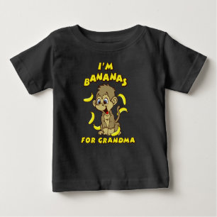 Camiseta De Bebé Soy banana para la abuela