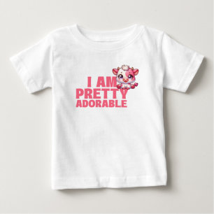 Camiseta De Bebé Soy Bastante Adorable