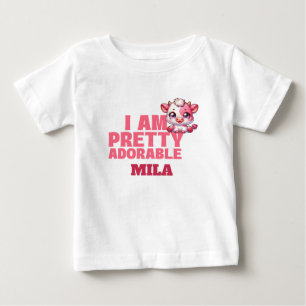 Camiseta De Bebé Soy Bastante Adorable Personalizado