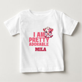 Camiseta De Bebé Soy Bonito Adorable Personalizado