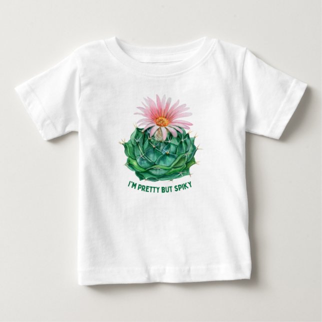 Camiseta De Bebé Soy bonito pero espinoso (Anverso)