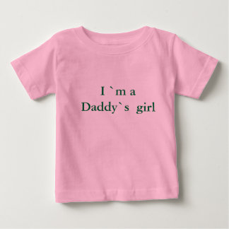 Camiseta De Bebé Soy chica de papá