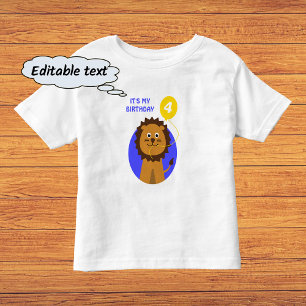 Camiseta De Bebé Soy cuatro leones sonrientes