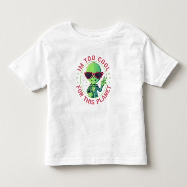 Camiseta De Bebé Soy demasiado genial para este planeta (Anverso)
