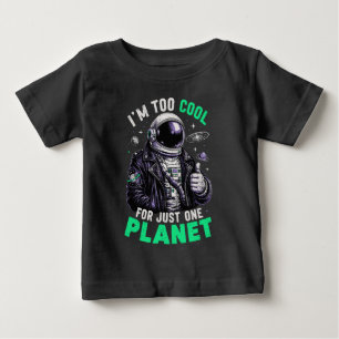 Camiseta De Bebé Soy demasiado genial para un solo planeta