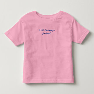Camiseta De Bebé "SOY destinado para la grandeza "