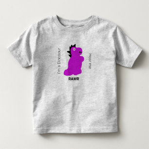 Camiseta De Bebé Soy dinosaurio, ¡Hear Me Rawr!