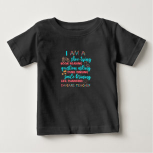 Camiseta De Bebé Soy Docente De Guardería