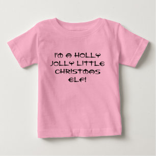 Camiseta De Bebé ¡Soy duende alegre del navidad del acebo un