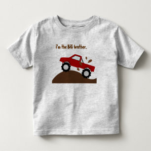 Camiseta De Bebé Soy el Camión del Monstruo Rojo del Gran Hermano