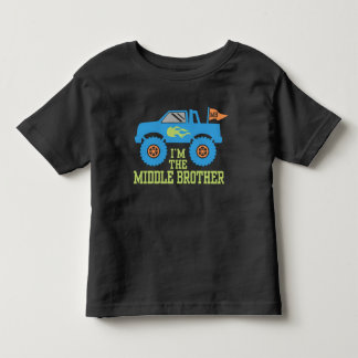 Camiseta De Bebé Soy el Camión Monstruo del Hermano Medio