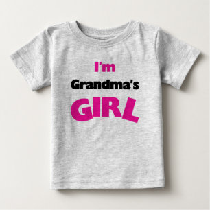 Camiseta De Bebé Soy el Chica de la abuela