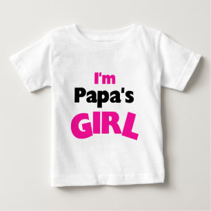 Camiseta De Bebé Soy el chica de la papá