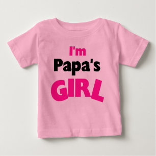 Camiseta De Bebé Soy el chica de la papá