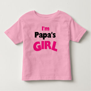 Camiseta De Bebé Soy el chica de la papá