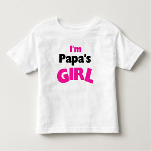 Camiseta De Bebé Soy el chica de la papá