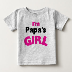 Camiseta De Bebé Soy el chica de la papá