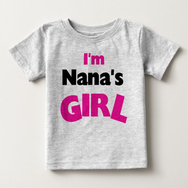 Camiseta De Bebé Soy el Chica de Nana (Anverso)