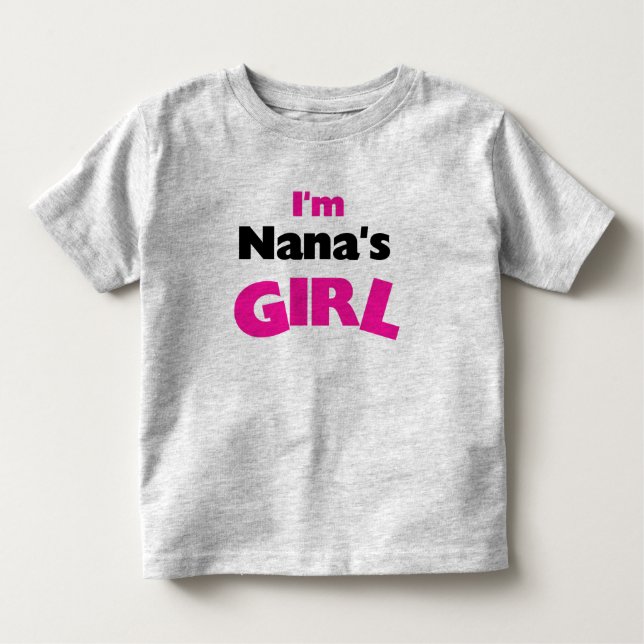 Camiseta De Bebé Soy el Chica de Nana (Anverso)