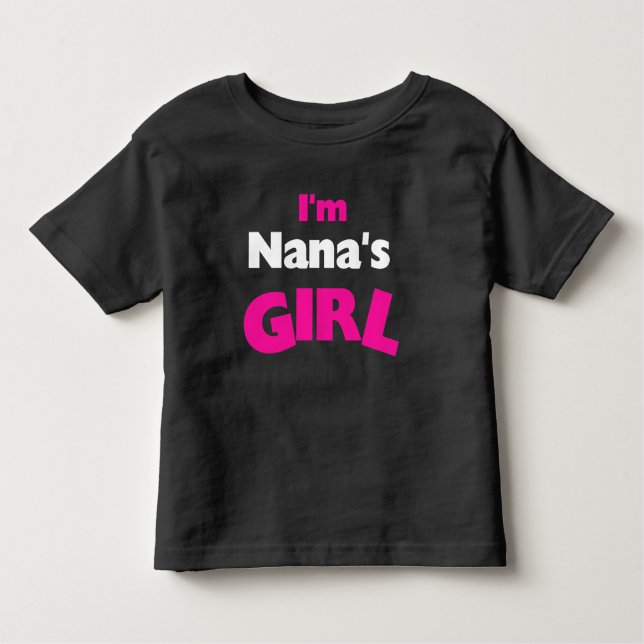 Camiseta De Bebé Soy el Chica de Nana (Anverso)