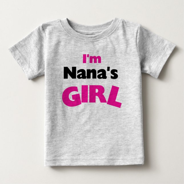Camiseta De Bebé Soy el Chica de Nana (Anverso)