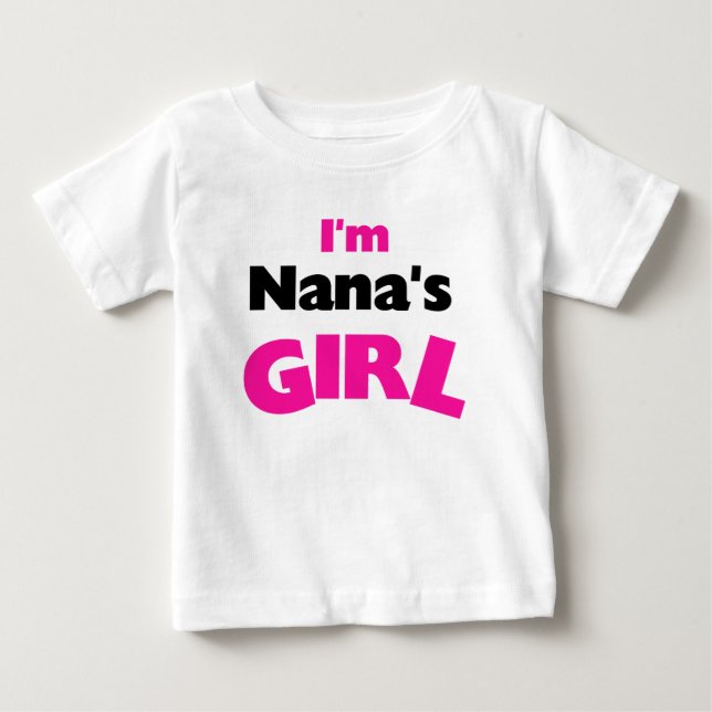Camiseta De Bebé Soy el Chica de Nana (Anverso)