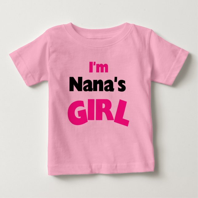 Camiseta De Bebé Soy el Chica de Nana (Anverso)