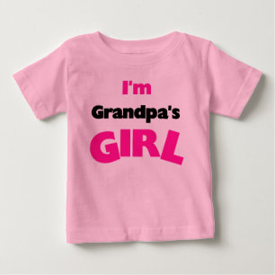 Camiseta De Bebé Soy el Chica del abuelo