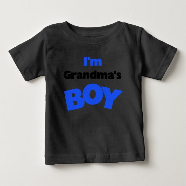 Camiseta De Bebé Soy el chico de la abuela (Anverso)