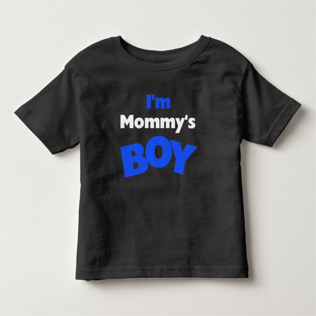 Camiseta De Bebé Soy el chico de mamá (Anverso)
