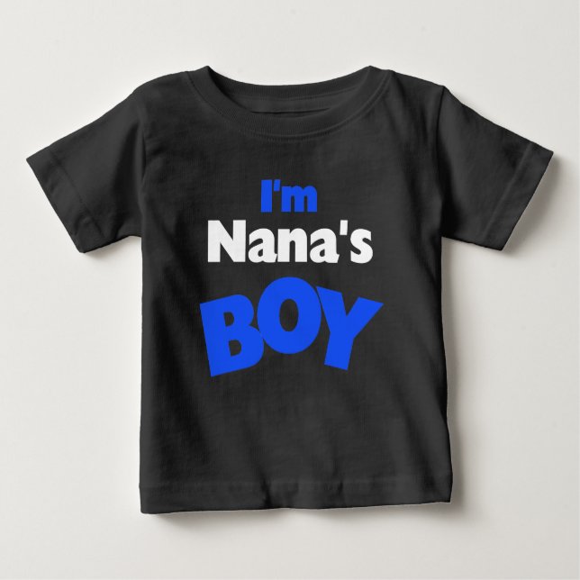 Camiseta De Bebé Soy el chico de Nana (Anverso)