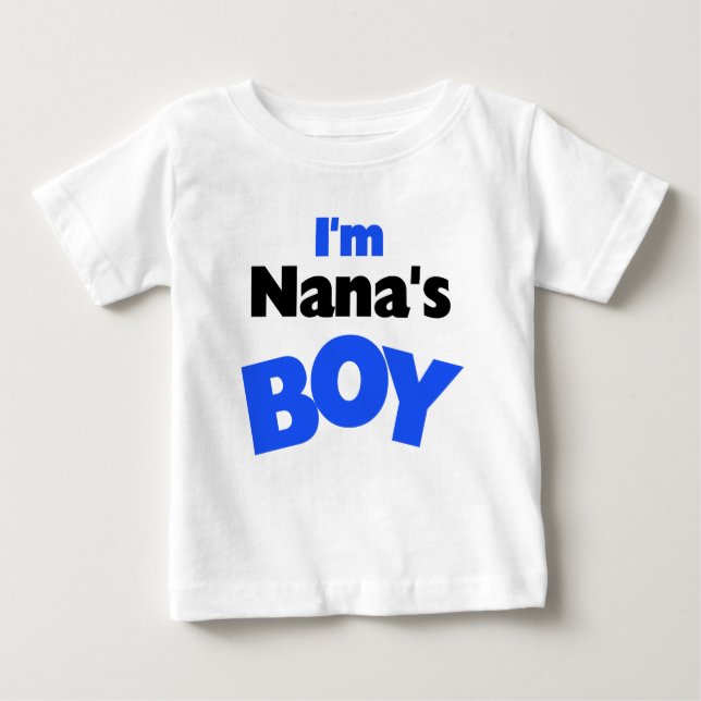 Camiseta De Bebé Soy el chico de Nana (Anverso)