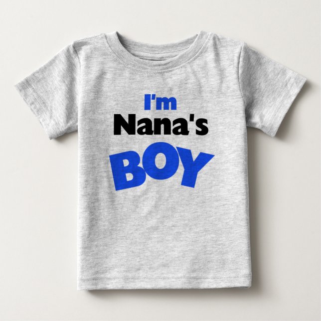 Camiseta De Bebé Soy el chico de Nana (Anverso)