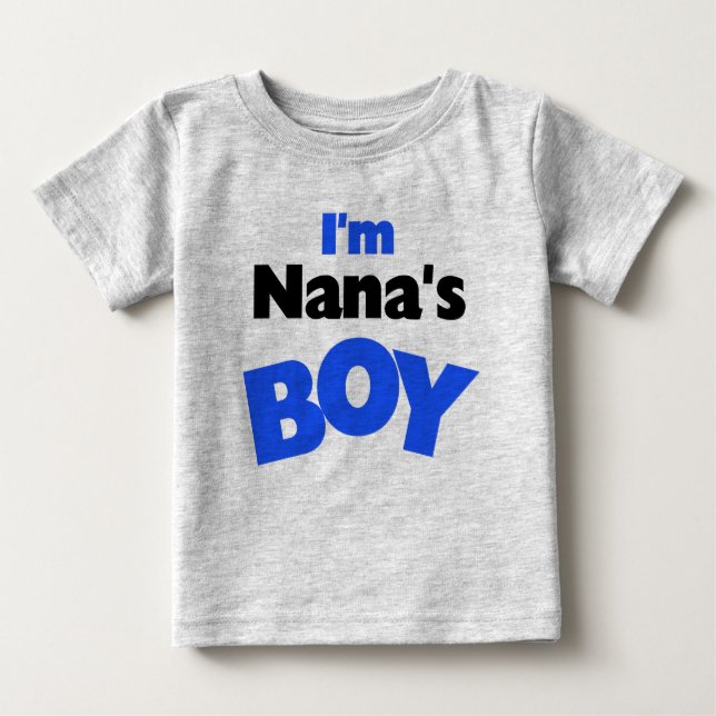 Camiseta De Bebé Soy el chico de Nana (Anverso)
