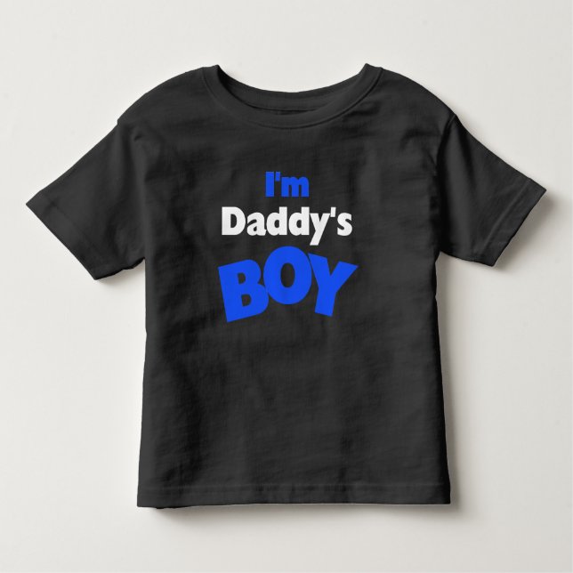 Camiseta De Bebé Soy el chico de papá (Anverso)