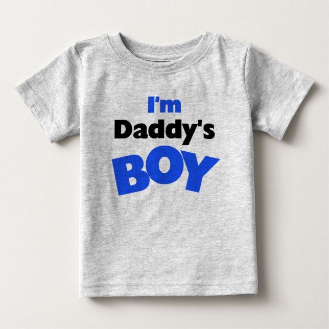 Camiseta De Bebé Soy el chico de papá (Anverso)