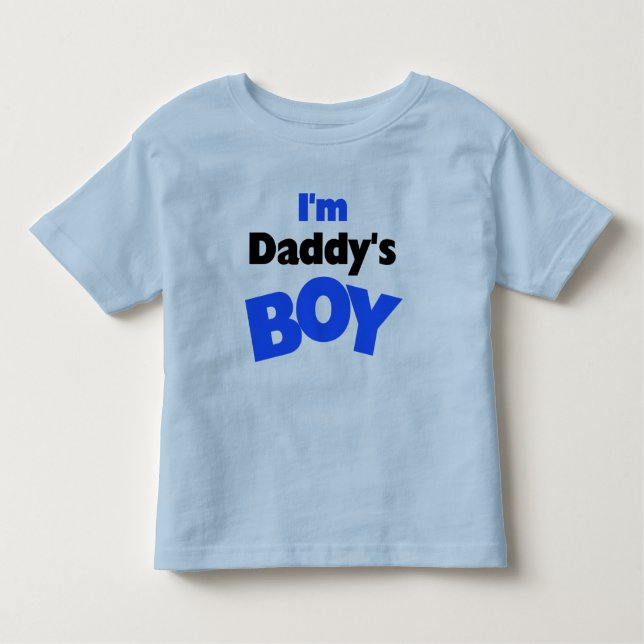 Camiseta De Bebé Soy el chico de papá (Anverso)