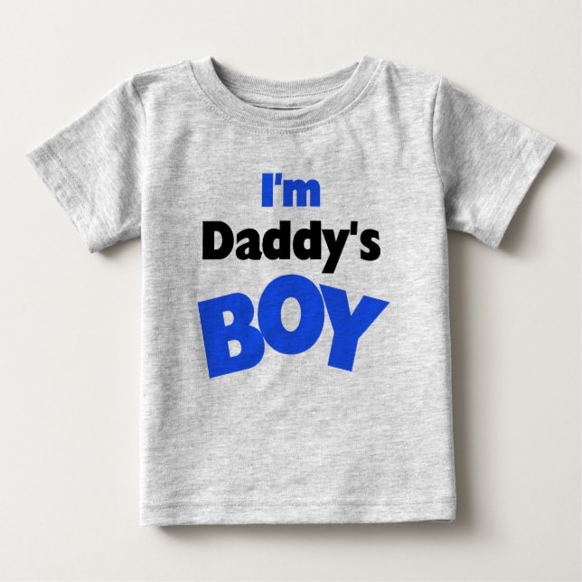 Camiseta De Bebé Soy el chico de papá (Anverso)