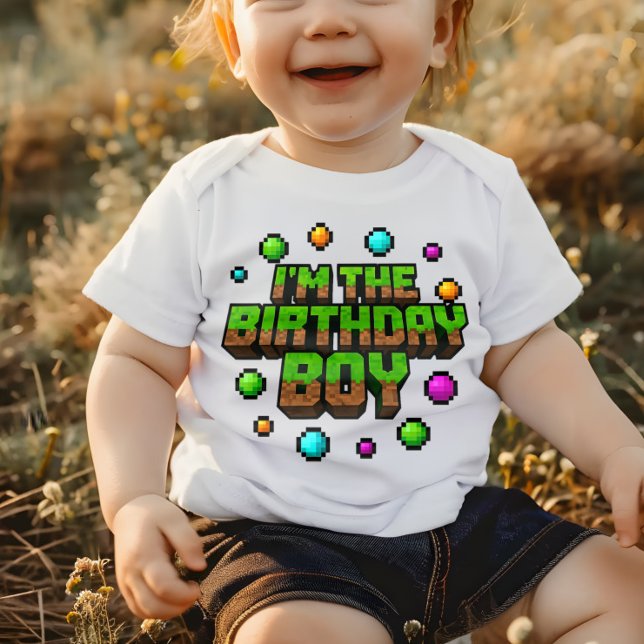 Camiseta De Bebé Soy el chico del cumpleaños (Subido por el creador)