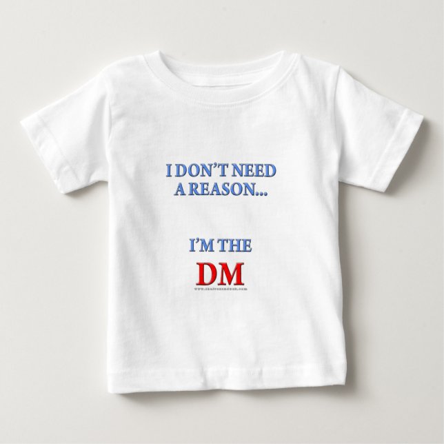 Camiseta De Bebé Soy el DM (Anverso)
