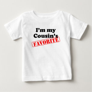 Camiseta De Bebé Soy el favorito de mi primo