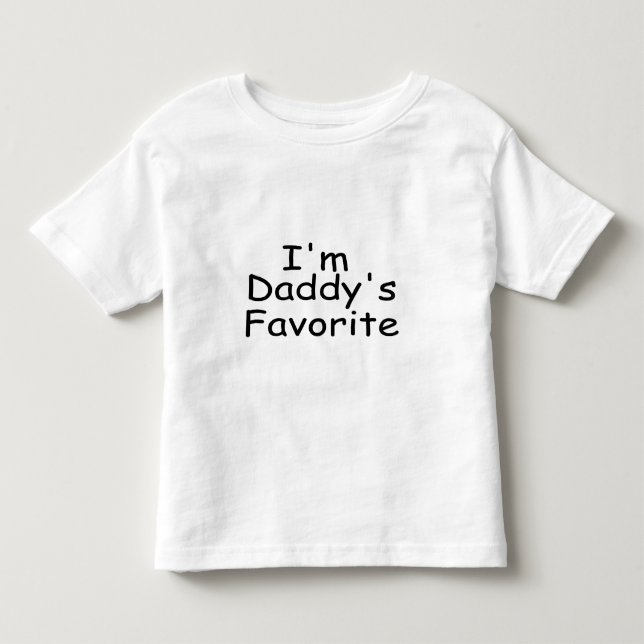Camiseta De Bebé Soy el favorito de papá (Anverso)