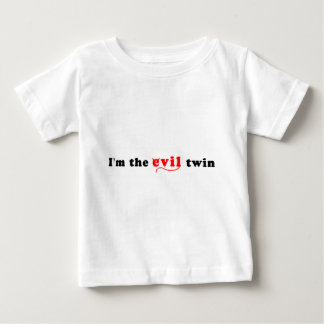 Camiseta De Bebé Soy el gemelo malvado